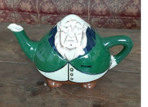 Paul Kruger character teapot